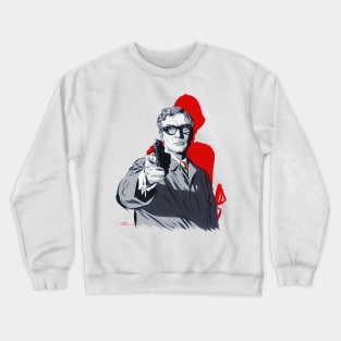 Michael Caine - An illustration by Paul Cemmick Crewneck Sweatshirt